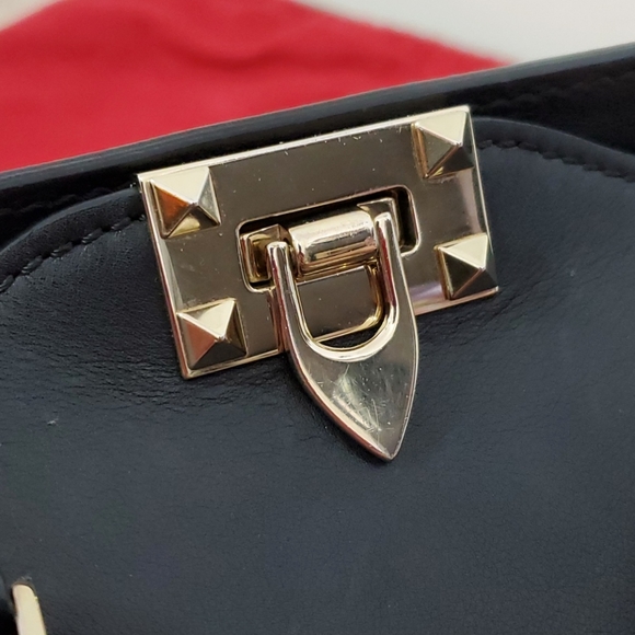 Valentino Rockstud Leather Pagoda shopper Bag - Picture 7 of 8